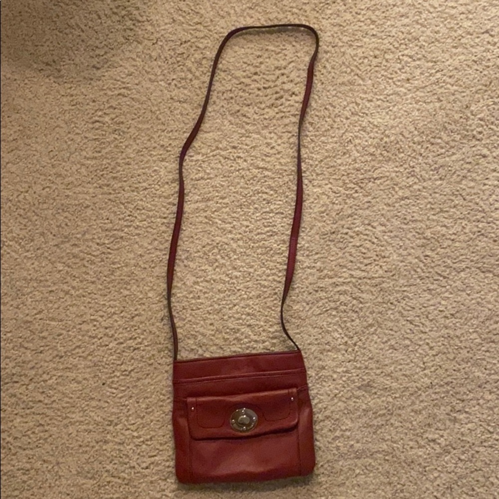 Red Leather Etienne Aigner Purse